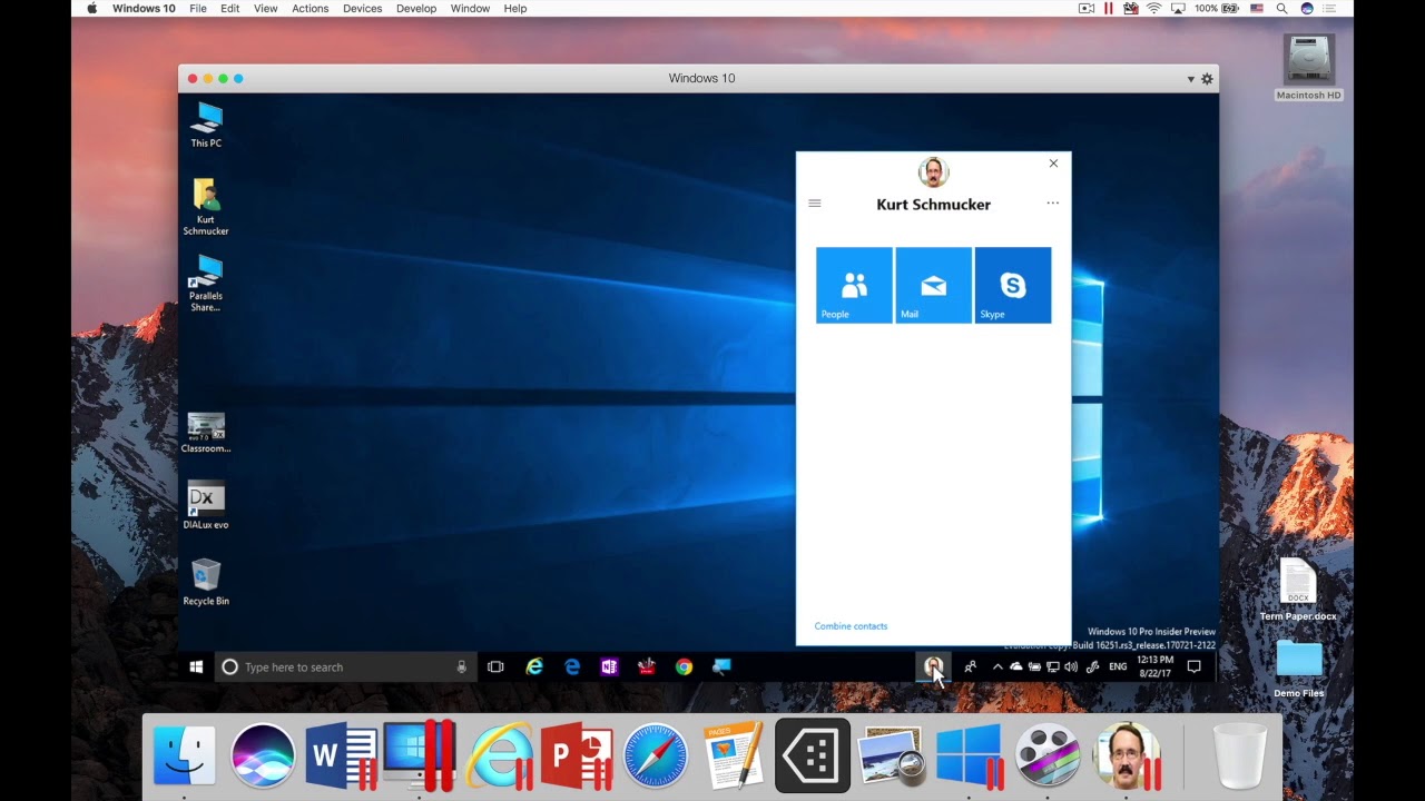 windows 10 for mac parallels